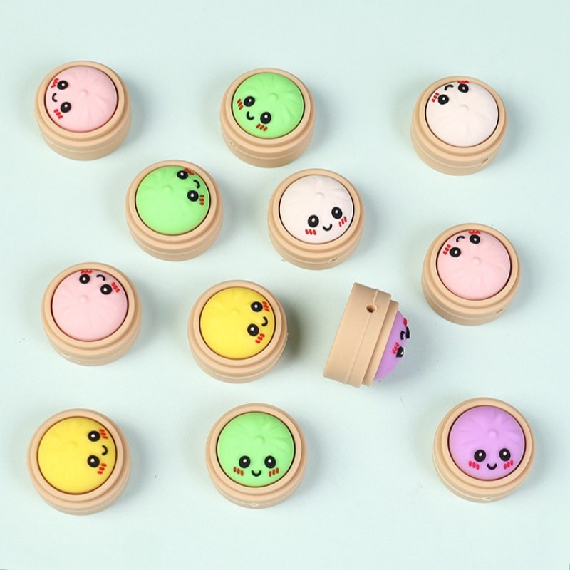 Baby Food Home - 20pcs New 3D Silicone Beads Food