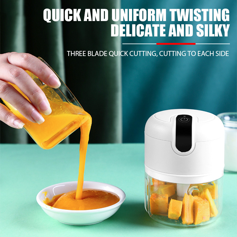 Baby Food Mill - Multifunctional Blenders Electric Household Garlic Masher