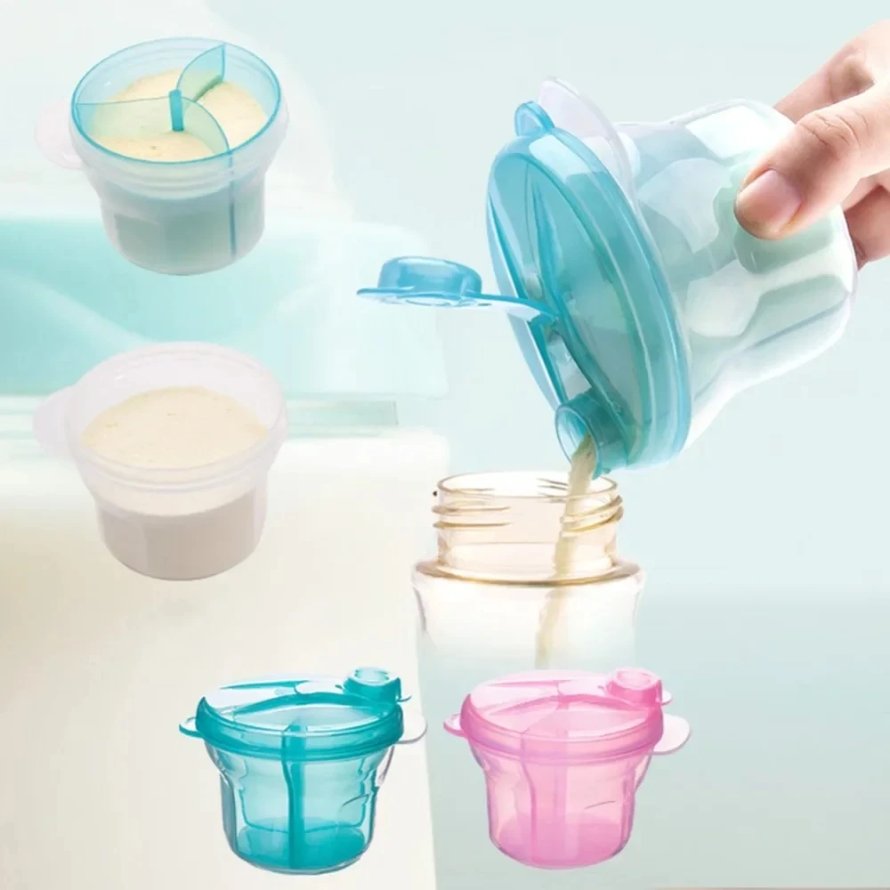Baby Food Dispenser - Baby Food Storage Boxs 3-grid Portable