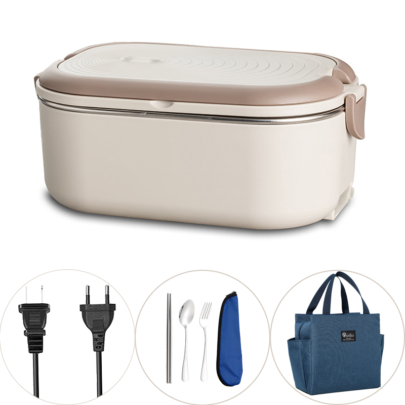 Baby Food Warmer Portable - 220V 110V Electric Lunch Box Stainless