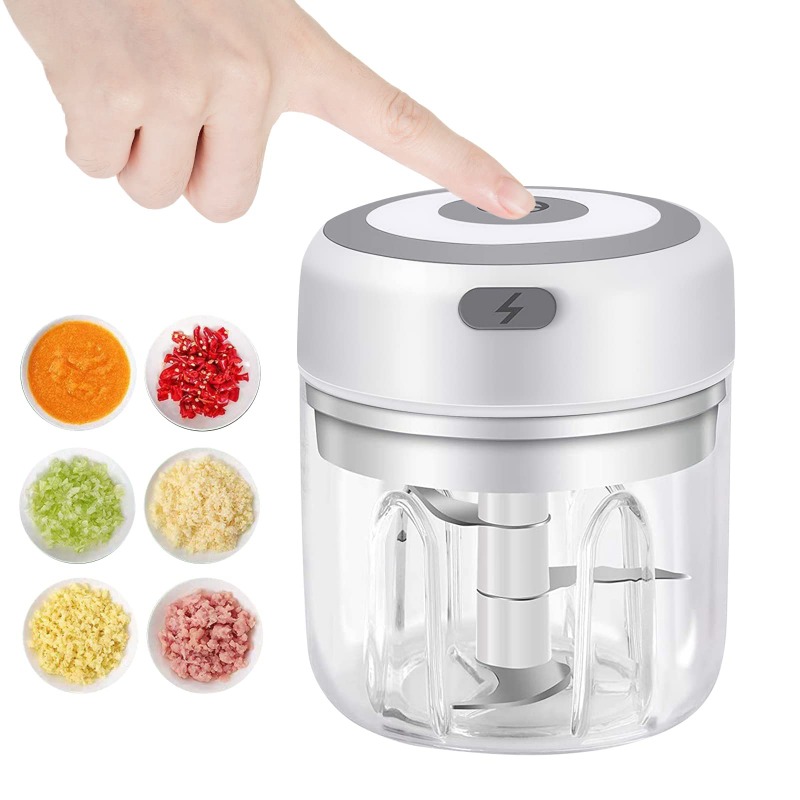 Baby Food Mill - 250ML Electric Garlic Grinder Household Multifunctional