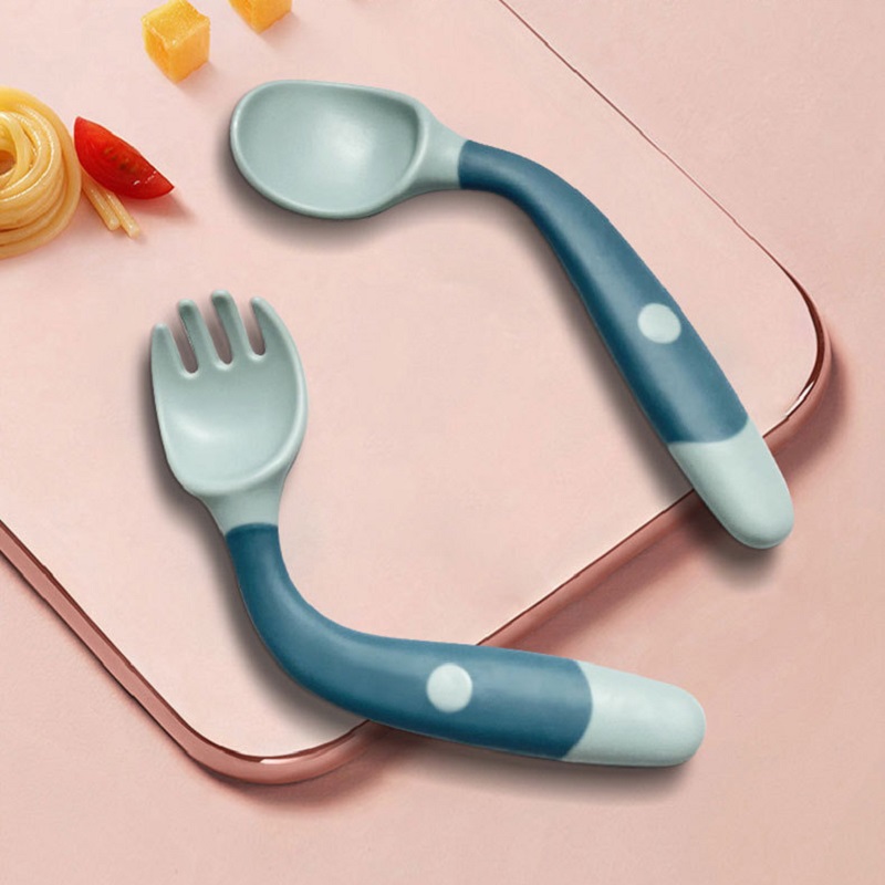 Baby Food Utensils - Bendable Silicone Spoon for Babies BPA