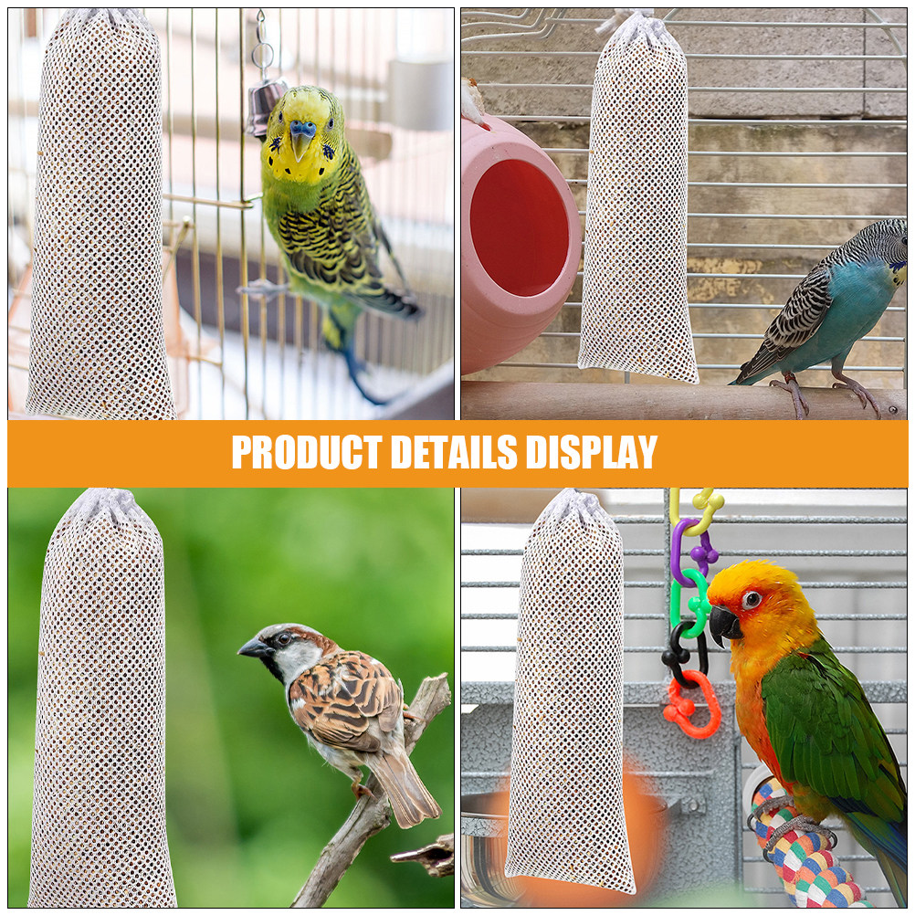 Mesh Feeder Bag - 8Pcs Bird Feeder Socks Polyester Hanging