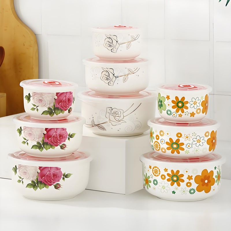 Baby 1 Year Food - Three-piece set, fine bone china lunch