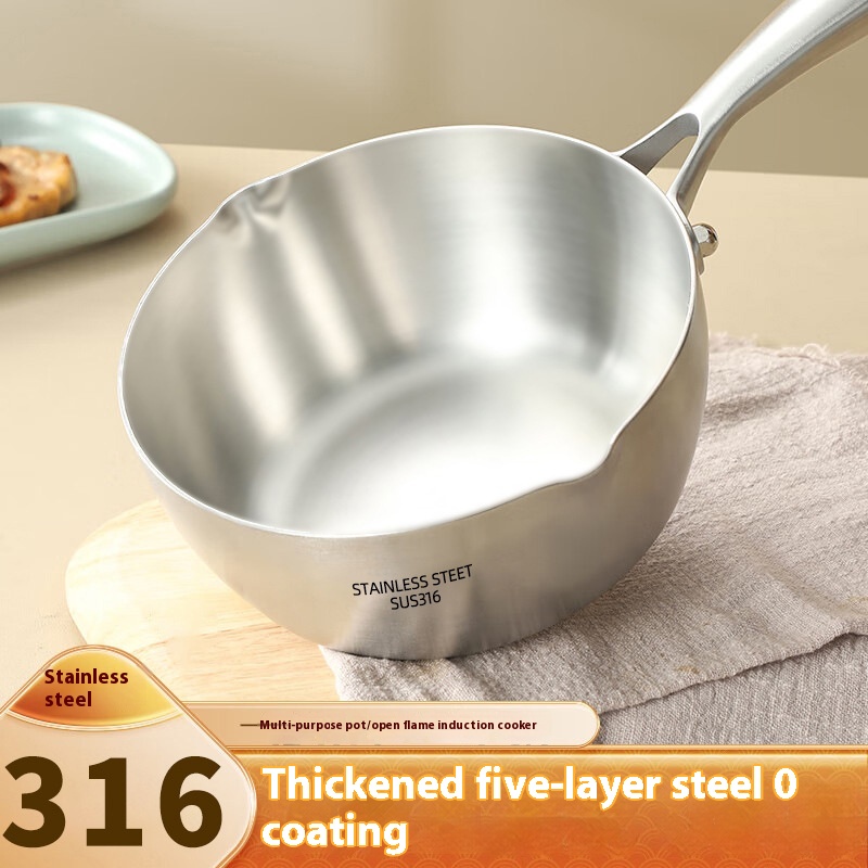 Baby Food Home - 316 stainless steel pot thickening non-stick