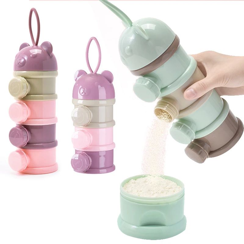 Snack Container Travel - 3/4Layer Baby Portable Baby Food Storag