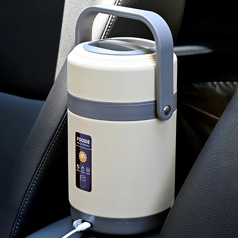 USB Electric Heated Lunch Boxe - Baby Food Warmer Portable 评论和价格