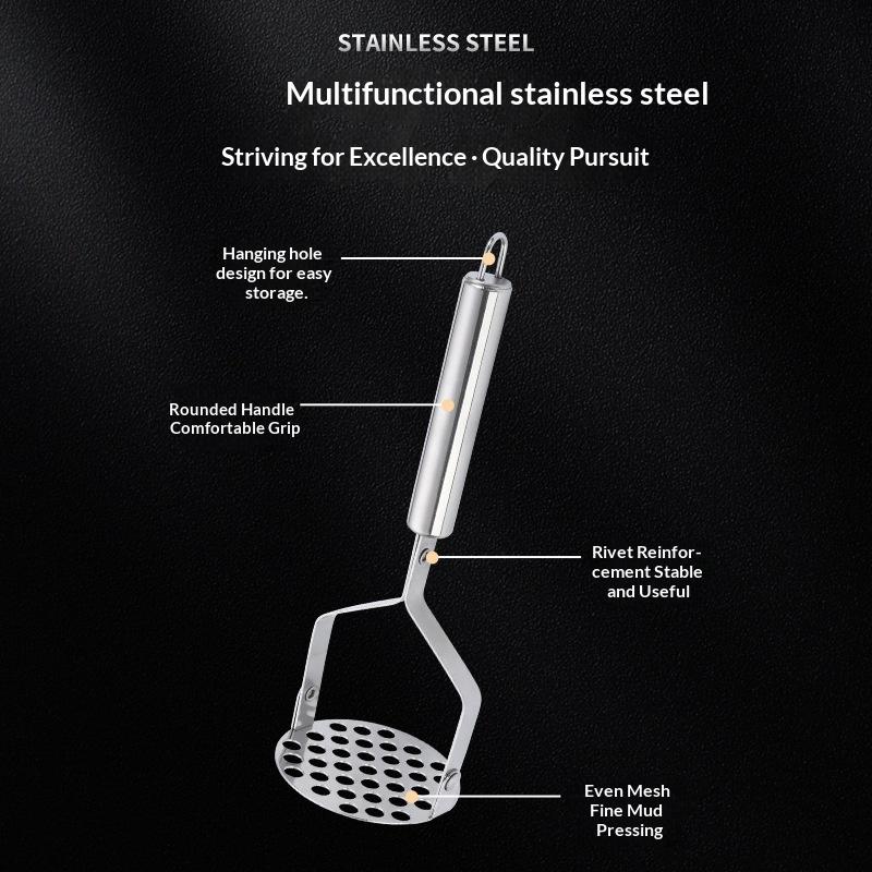 Stainless Steel Potato Masher  - Baby Food Mill 评论和价格