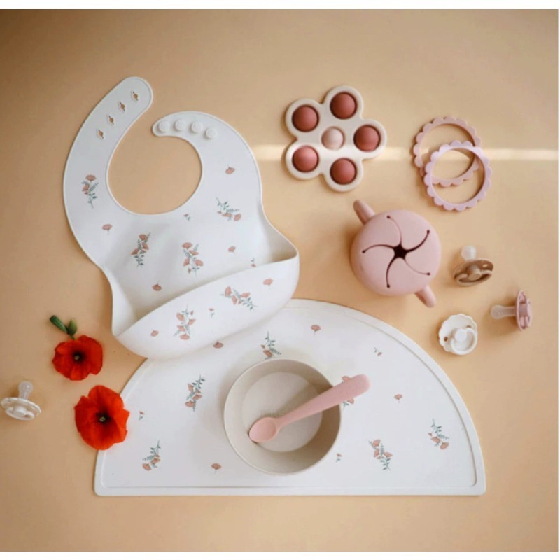 Suit Cute Feeding Bib, Food Bi - Baby Food Grade 评论和价格