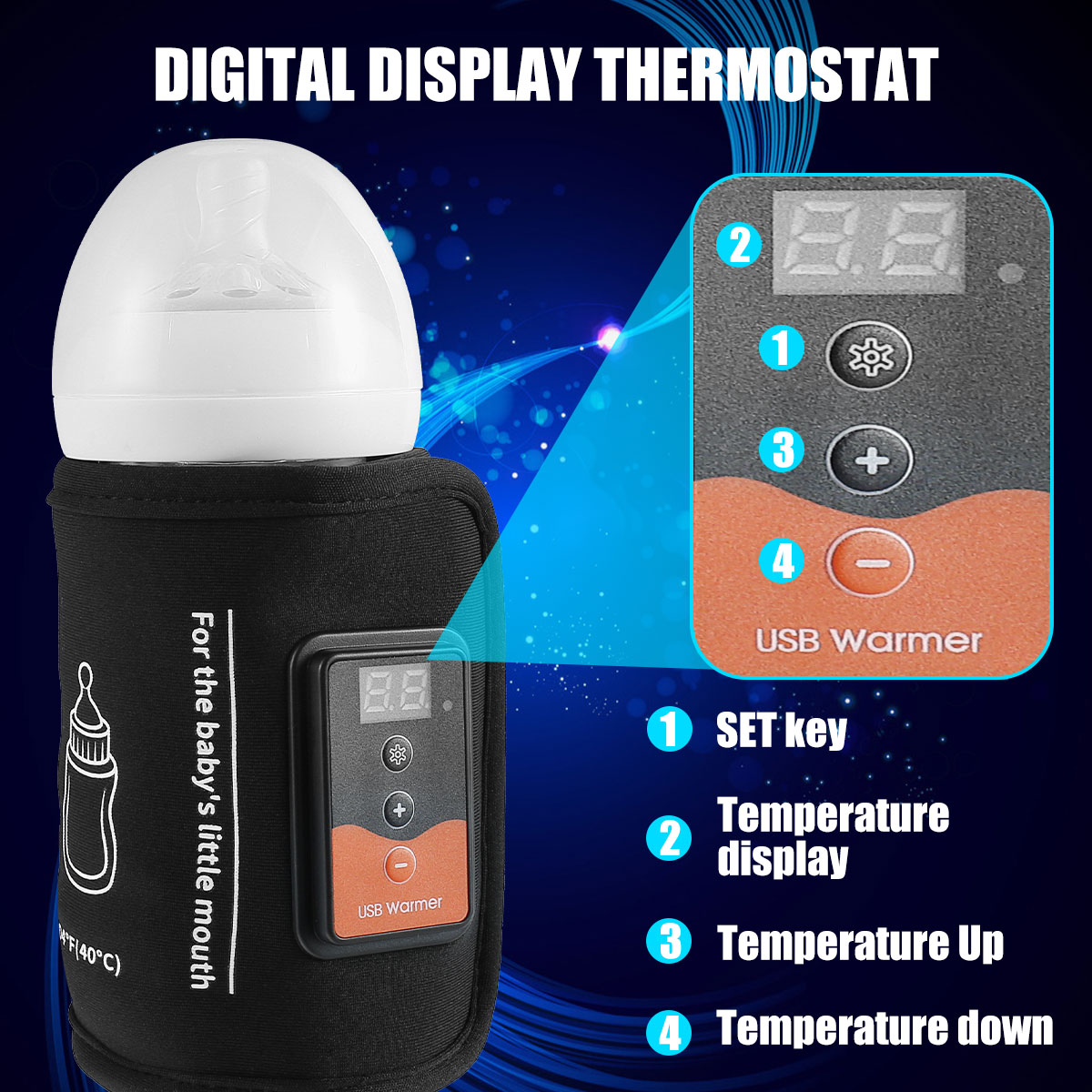 Baby Bottle Warmer USB Powered - Baby Food Warmer Portable 评论和价格