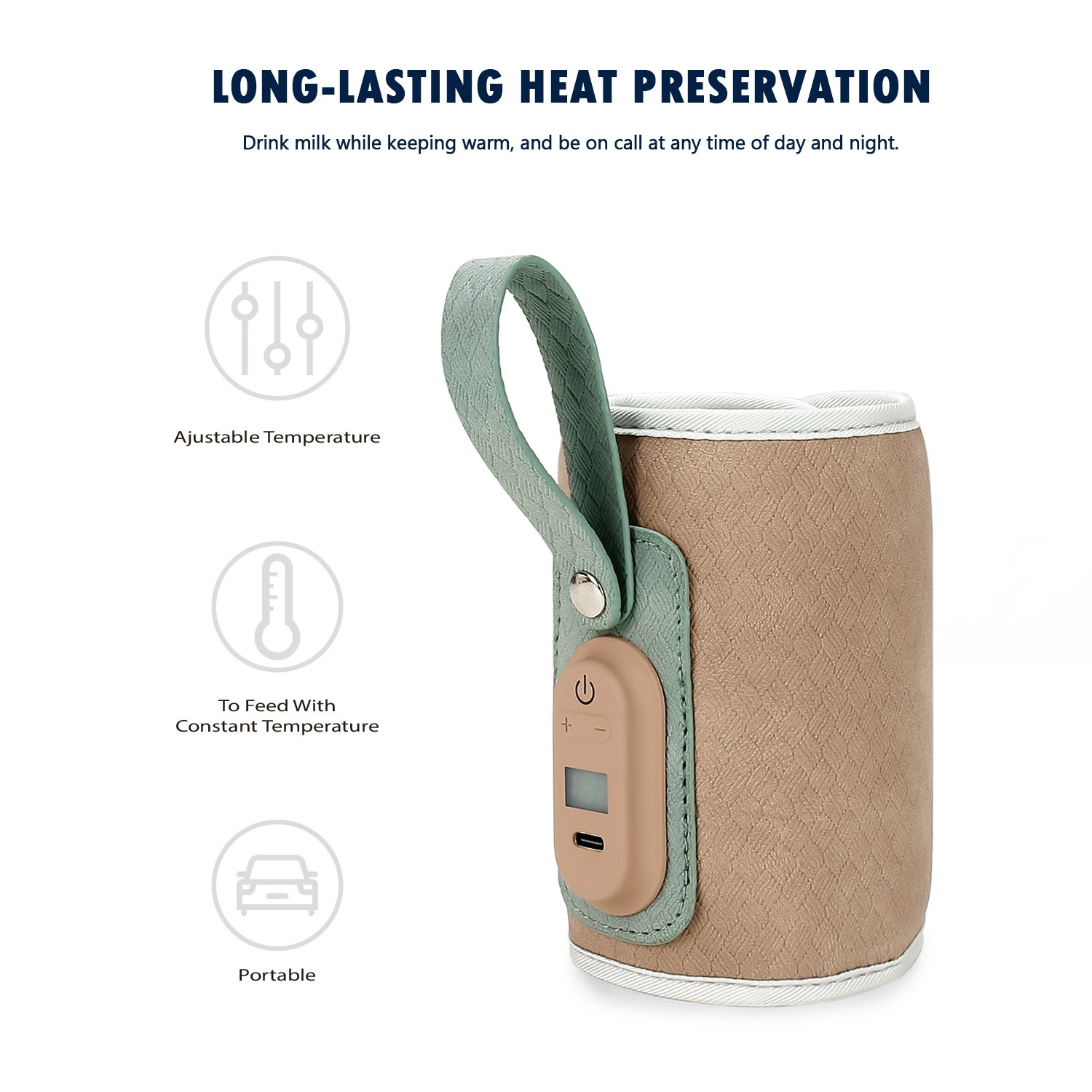 Baby Bottle Warmer Bag USB Pow - Baby Food Warmer Portable 评论和价格