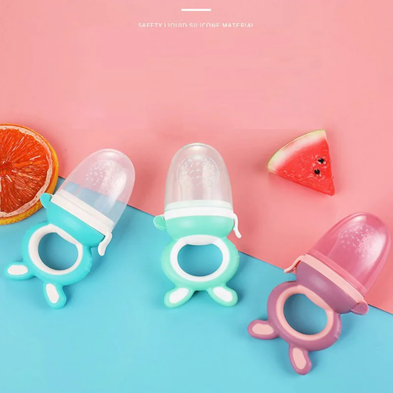 3pcs/set Rabbit-Shape Baby Fru - Mesh Feeder Bag 评论和价格