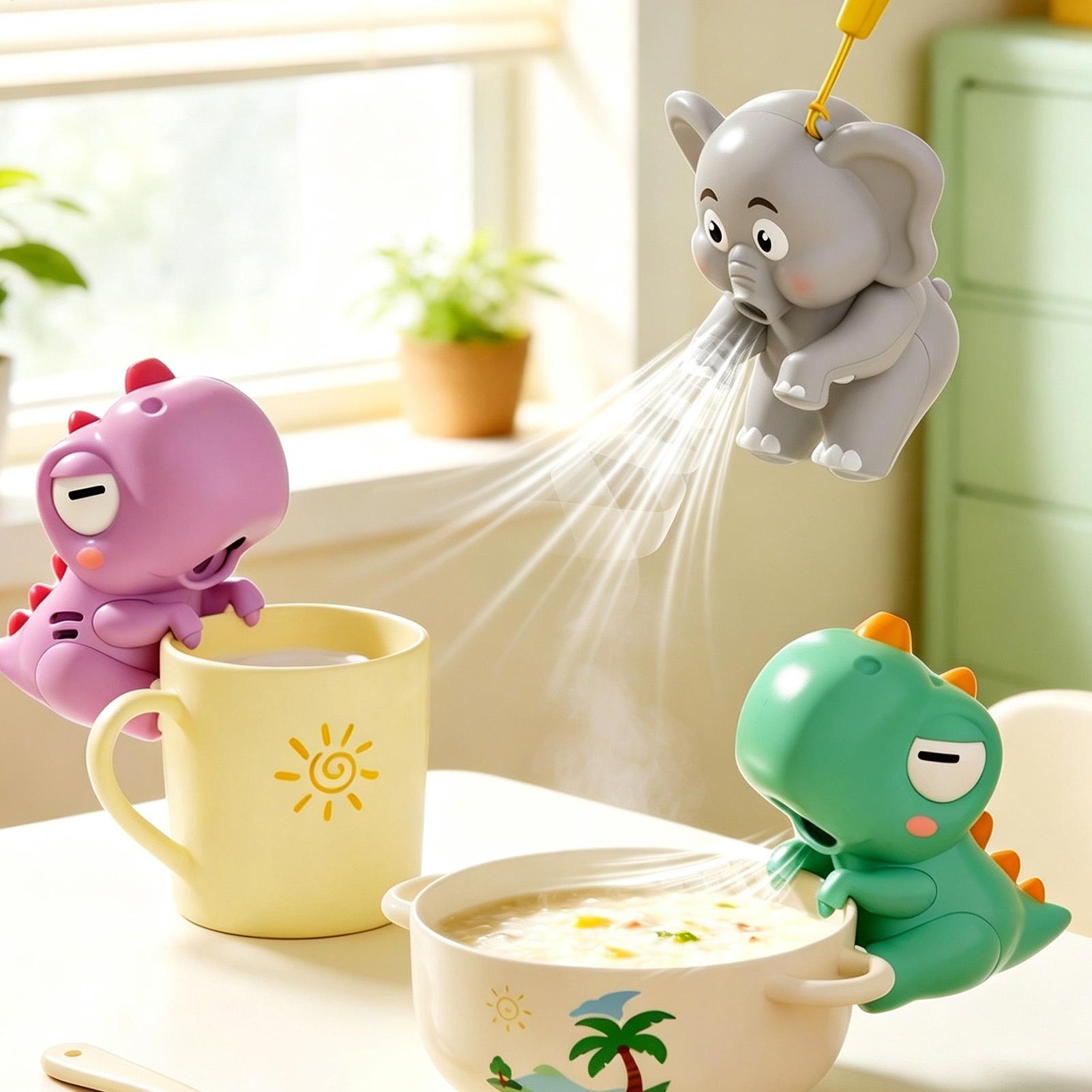 Mini Elephant Food Cooler Fan  - Baby 1 Year Food 评论和价格