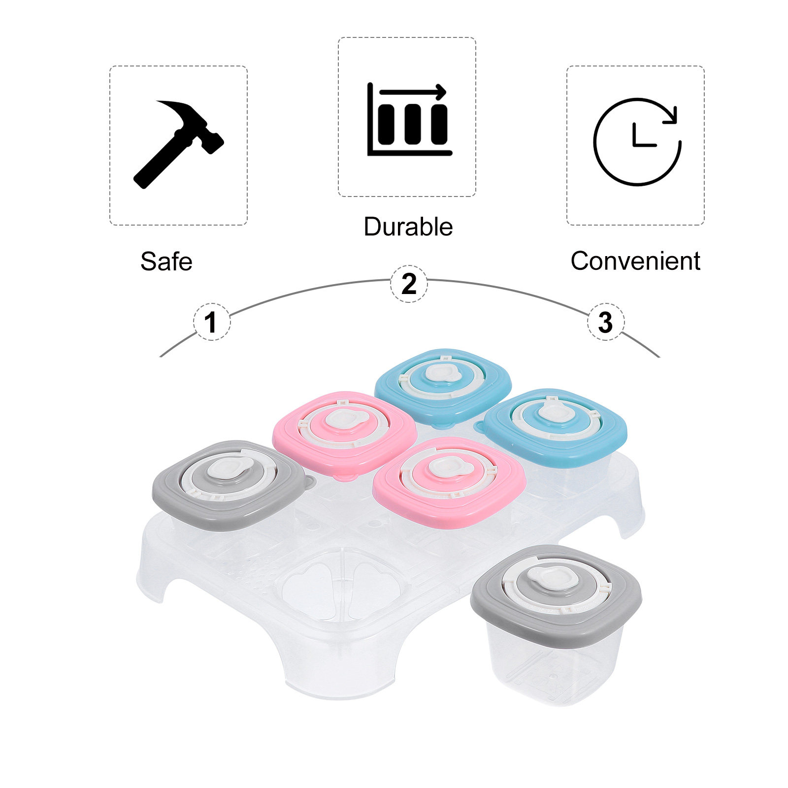 1Set Baby Food Storage Box Blo - Baby Food Home 评论和价格