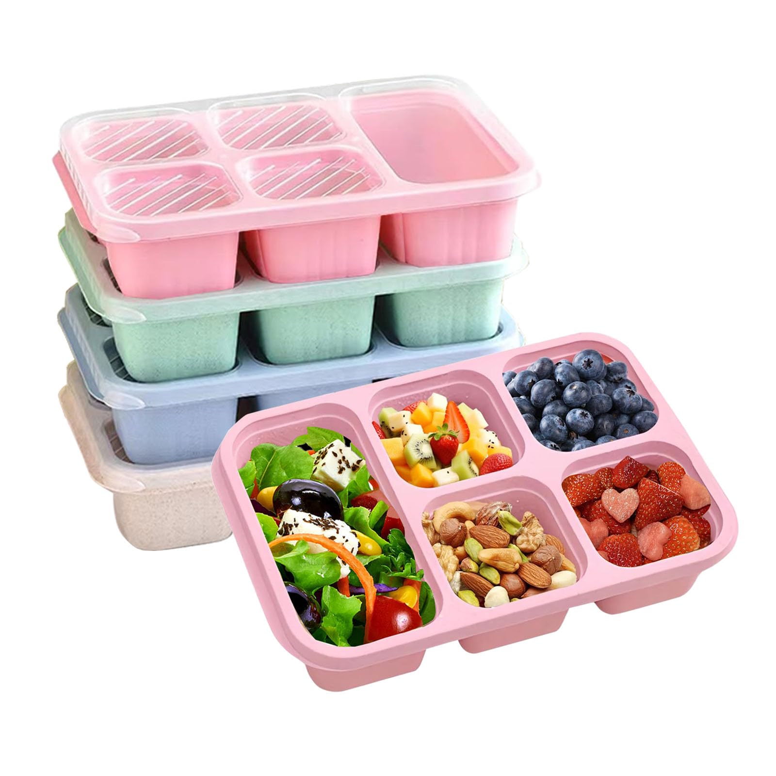 1PC, Bento Lunch Box, Suitable - Snack Container Travel 评论和价格