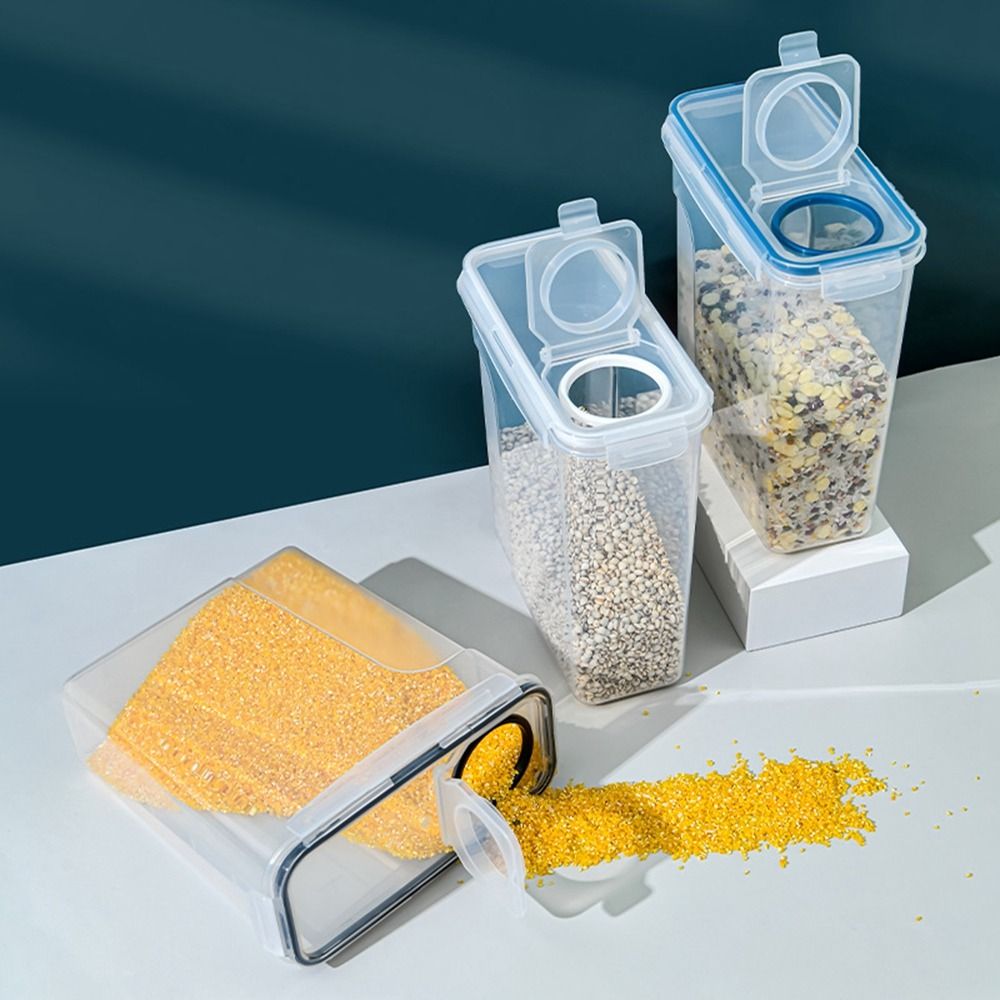 Plastic Cereal Storage Contain - Snack Container Travel 评论和价格