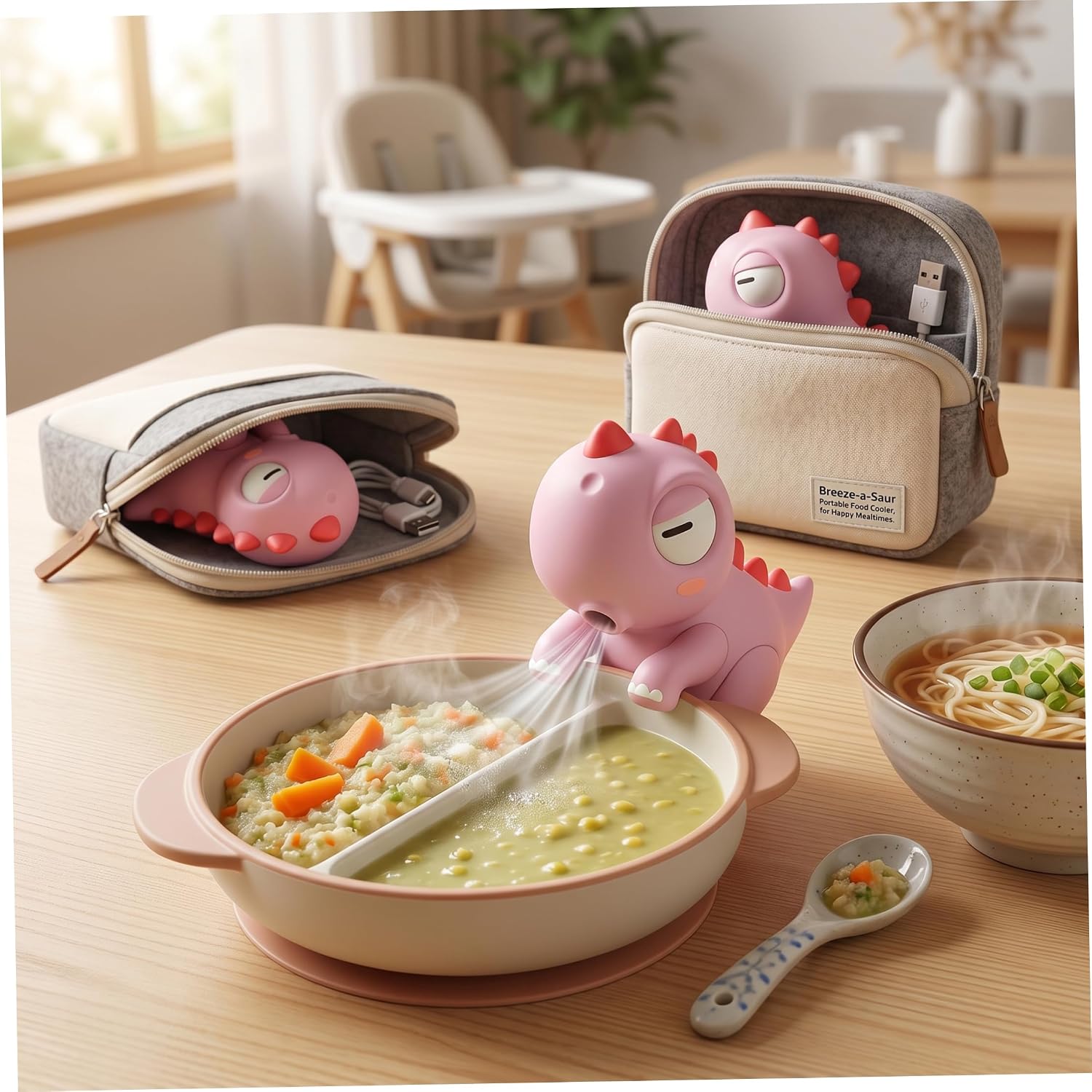 Cute Elephant Mini Fan Baby Fe - Baby 1 Year Food 评论和价格