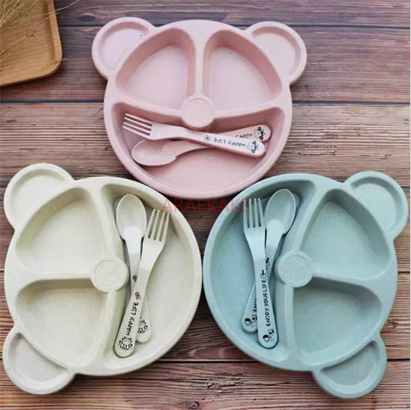Children's Dining Plate Set Di - Baby Food Grade 评论和价格