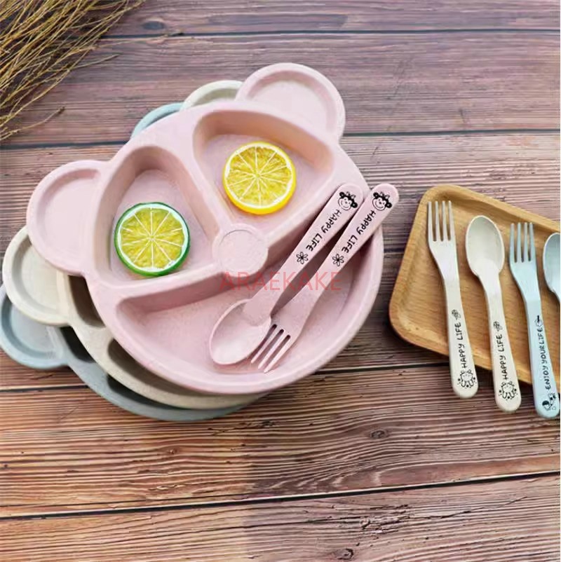 Children's Dining Plate Set Di - Baby Food Grade 评论和价格
