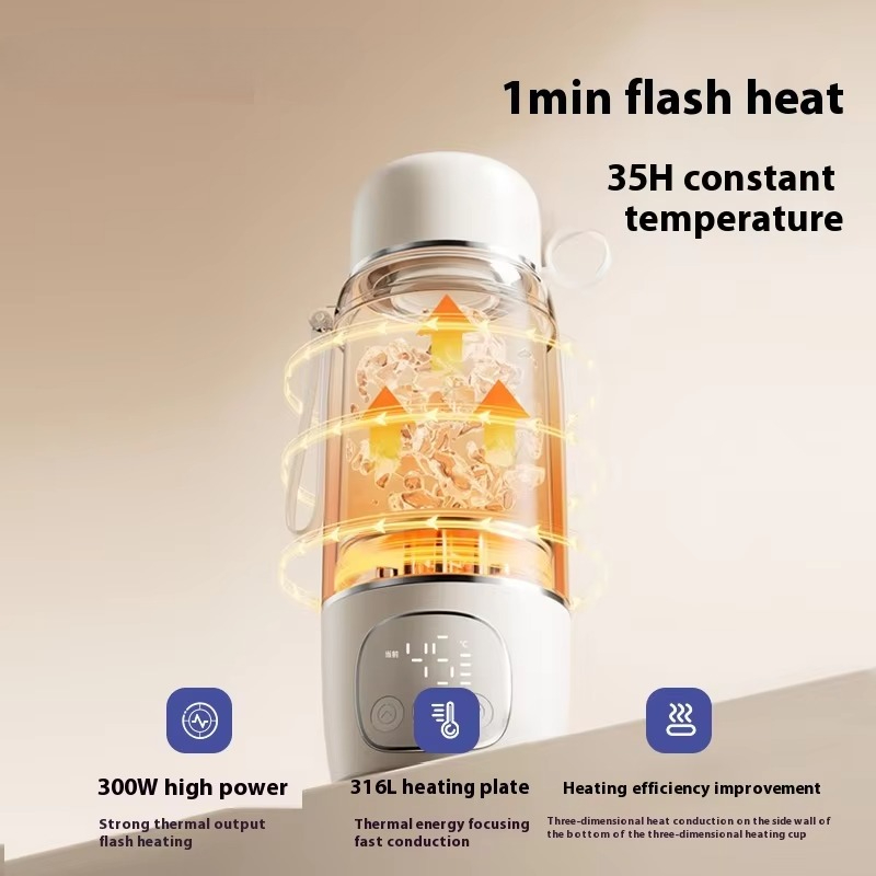 Portable wireless thermostatic - Baby Food Warmer Portable 评论和价格
