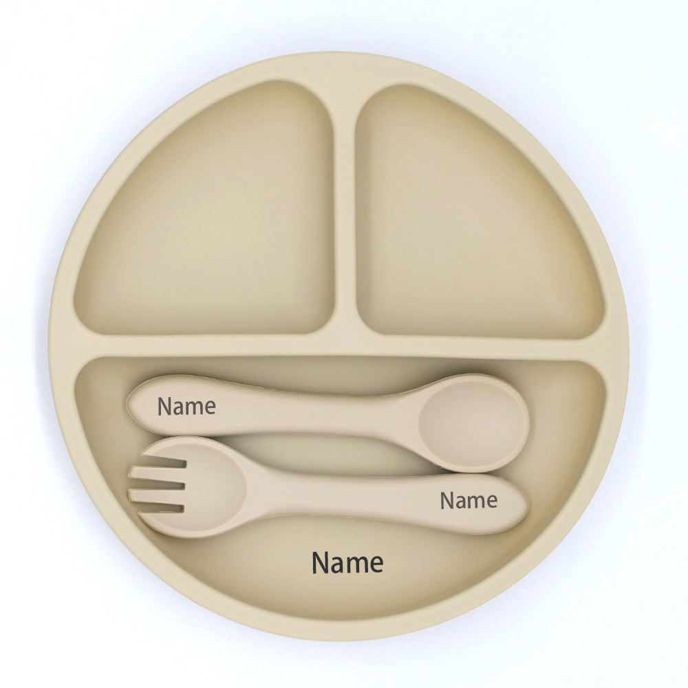 Free Name Printing Silicone Ch - Baby Food Utensils 评论和价格