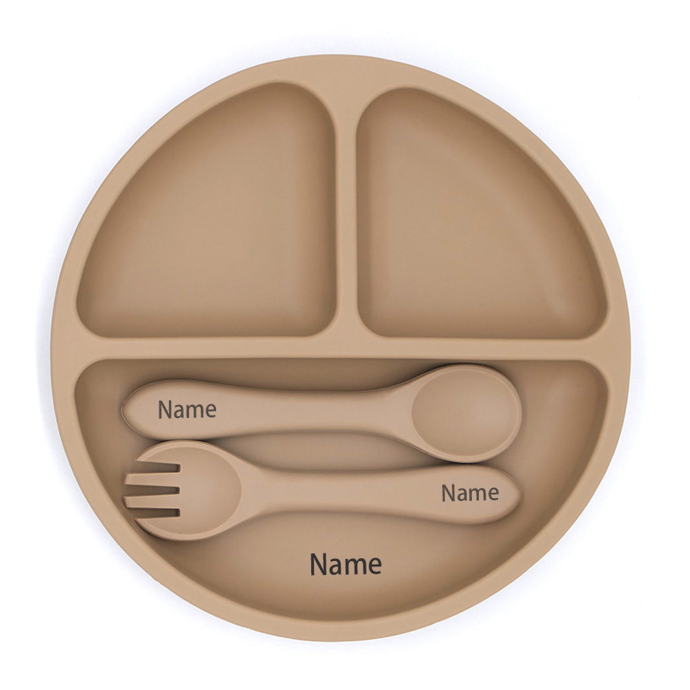 Free Name Printing Silicone Ch - Baby Food Utensils 评论和价格