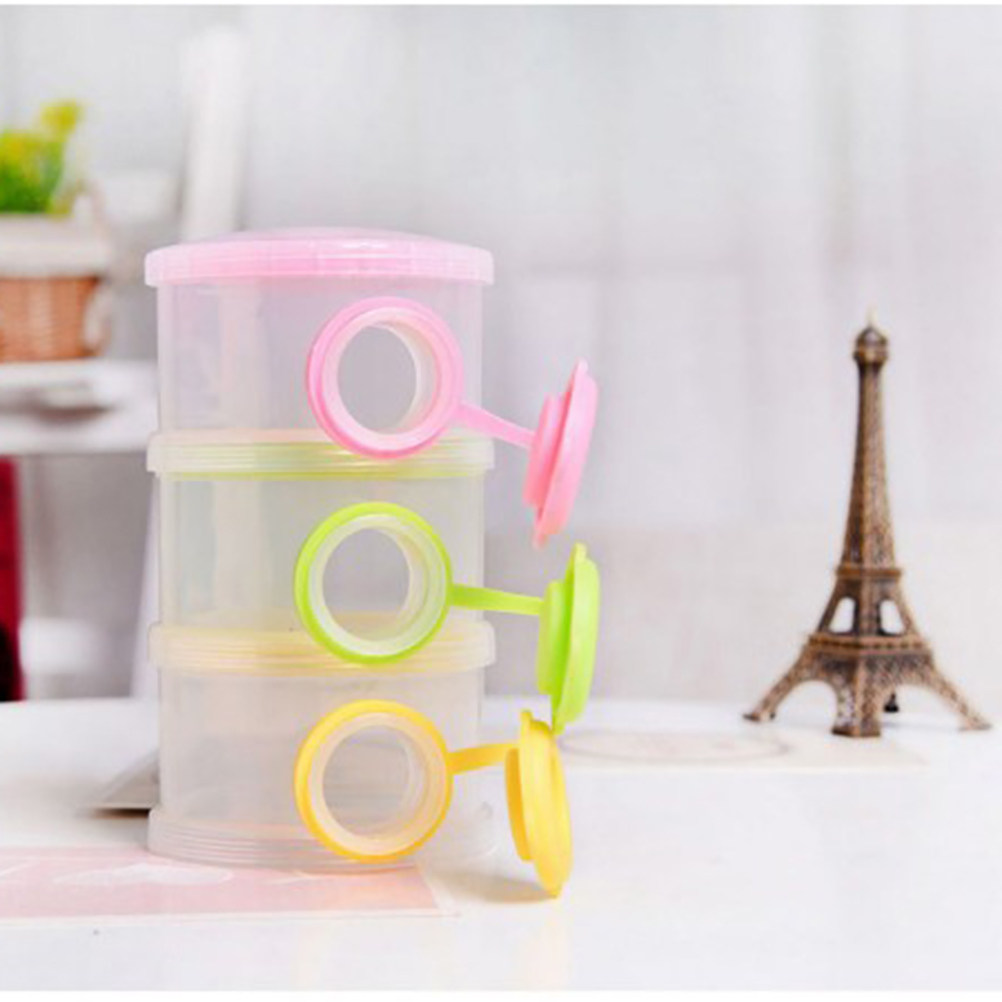 3 Layers Portable Baby Milk Po - Snack Container Travel 评论和价格