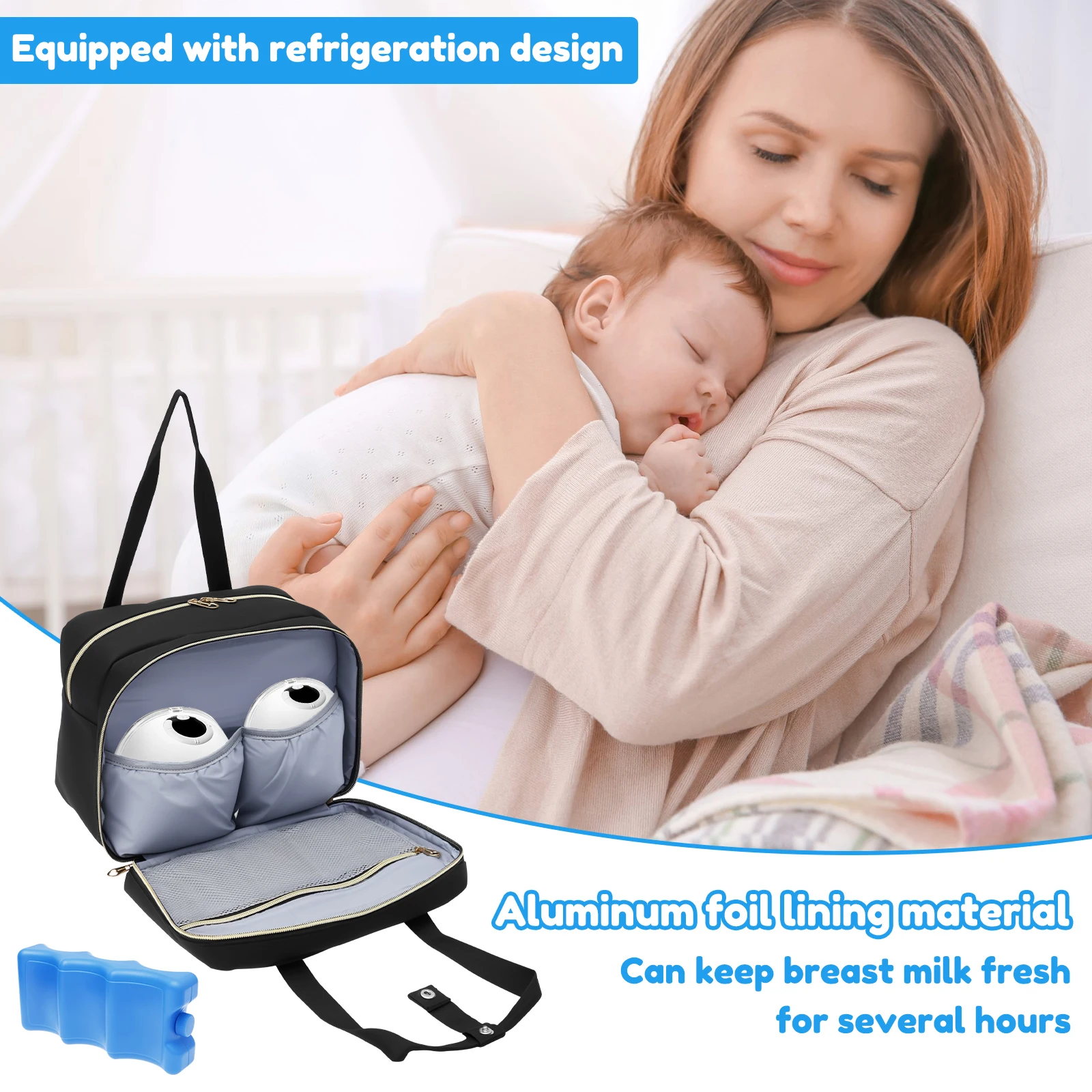 Breast Pump Storage Bag with I - Baby Food Warmer Portable 评论和价格