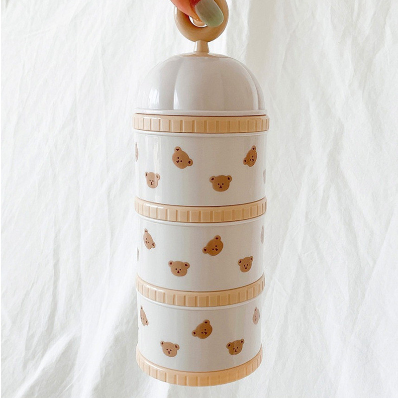Cute Bear Milk Powder Box Baby - Baby Food Dispenser 评论和价格