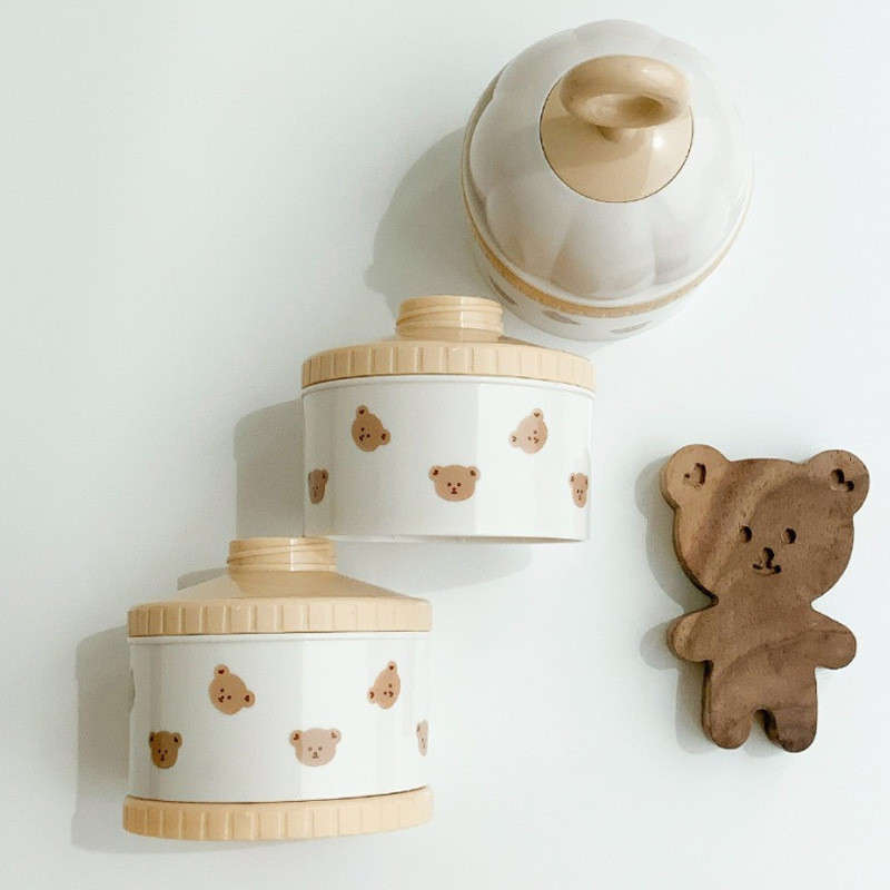 Cute Bear Milk Powder Box Baby - Baby Food Dispenser 评论和价格