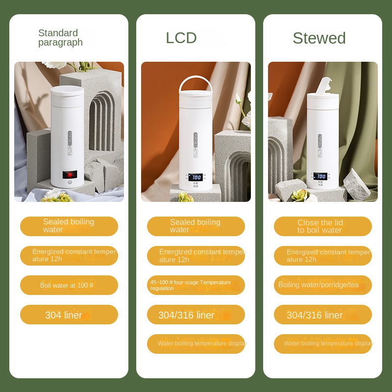 Travel Electric T Kettle Fast  - Baby Food Warmer Portable 评论和价格