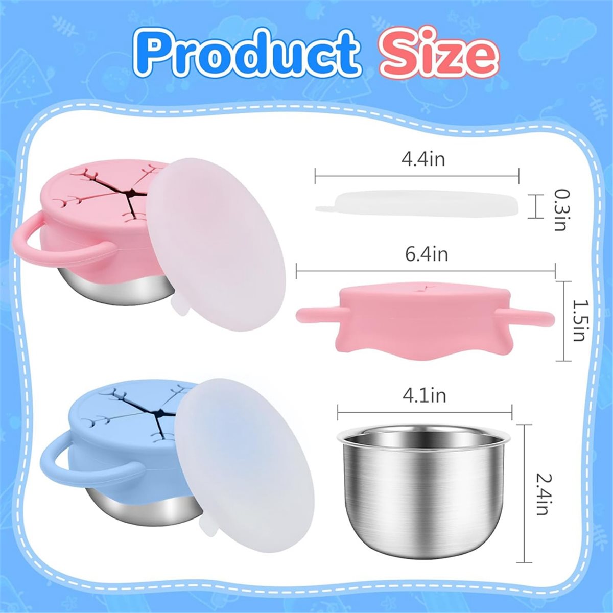 2026 New 2 Pack Toddler Snack  - Snack Cup Toddler 评论和价格