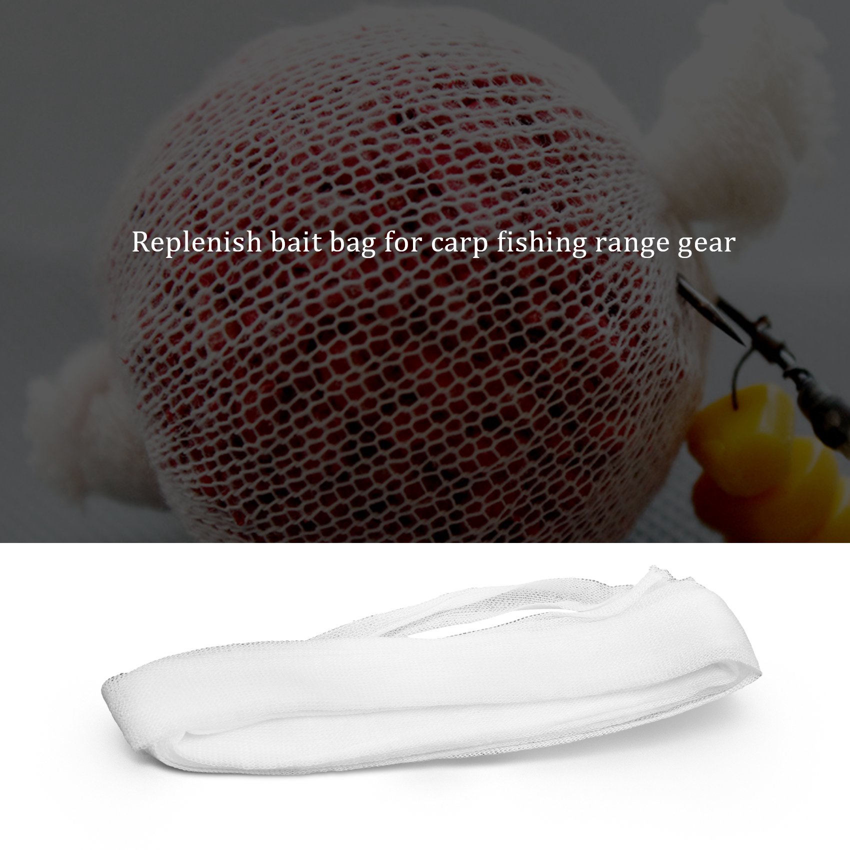 A89E-10 Pcs PVA Fishing Mesh N - Mesh Feeder Bag 评论和价格