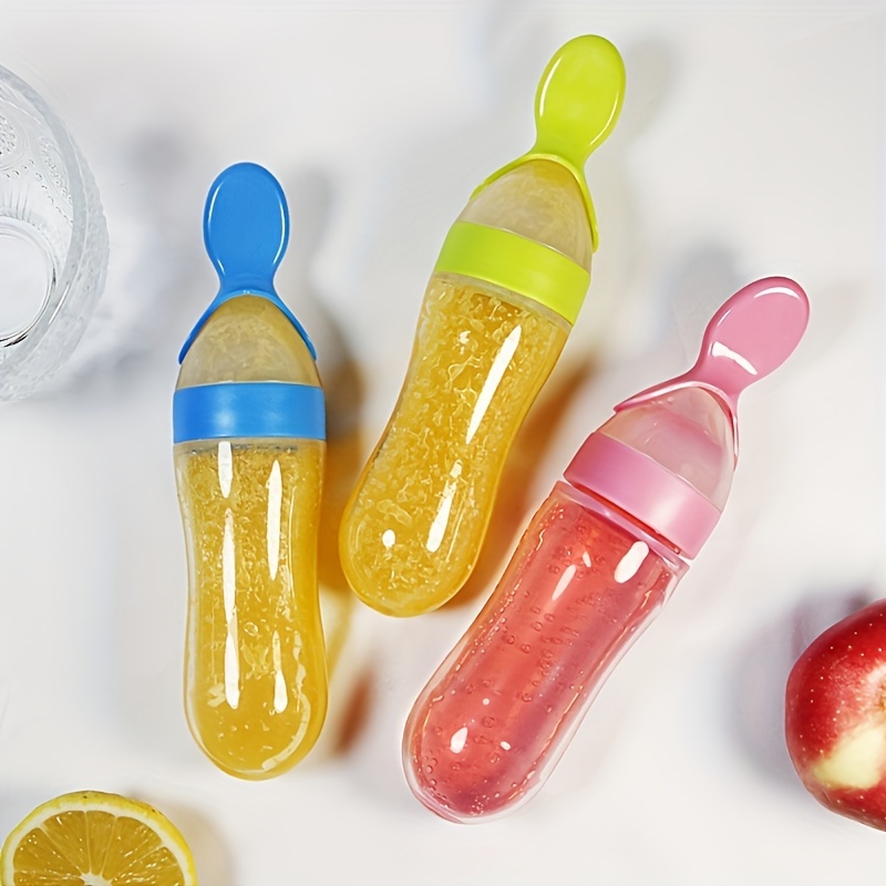 Baby Feeding Silicone Bottle w - Baby Food Utensils 评论和价格