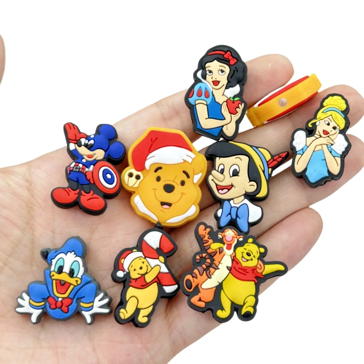 10PC DIY Cartoon Mini Silicone - Baby Food Grade 评论和价格