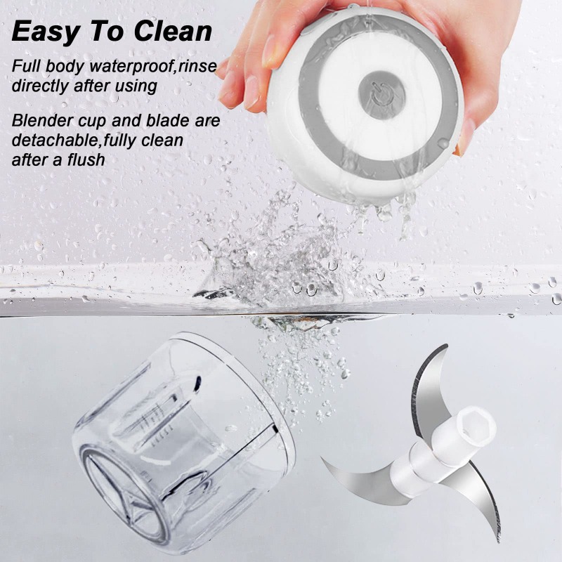 250ML Electric Garlic Grinder  - Baby Food Mill 评论和价格