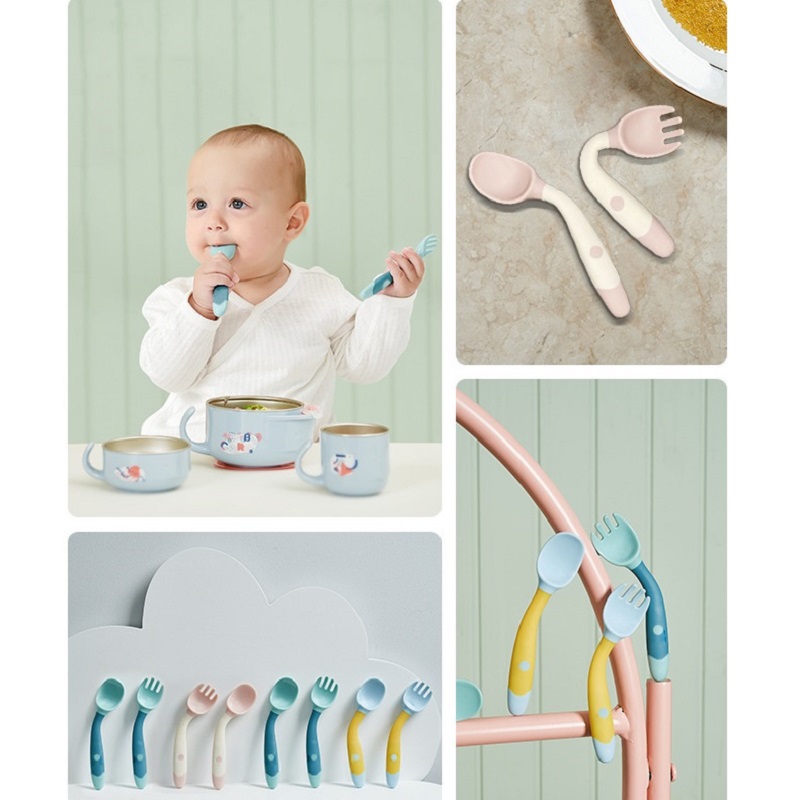 Bendable Silicone Spoon for Ba - Baby Food Utensils 评论和价格