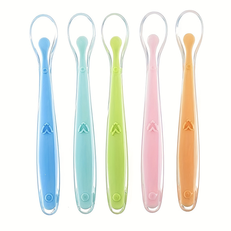 1/2pcs Soft Tip Baby Silicone  - Baby Food Utensils 评论和价格