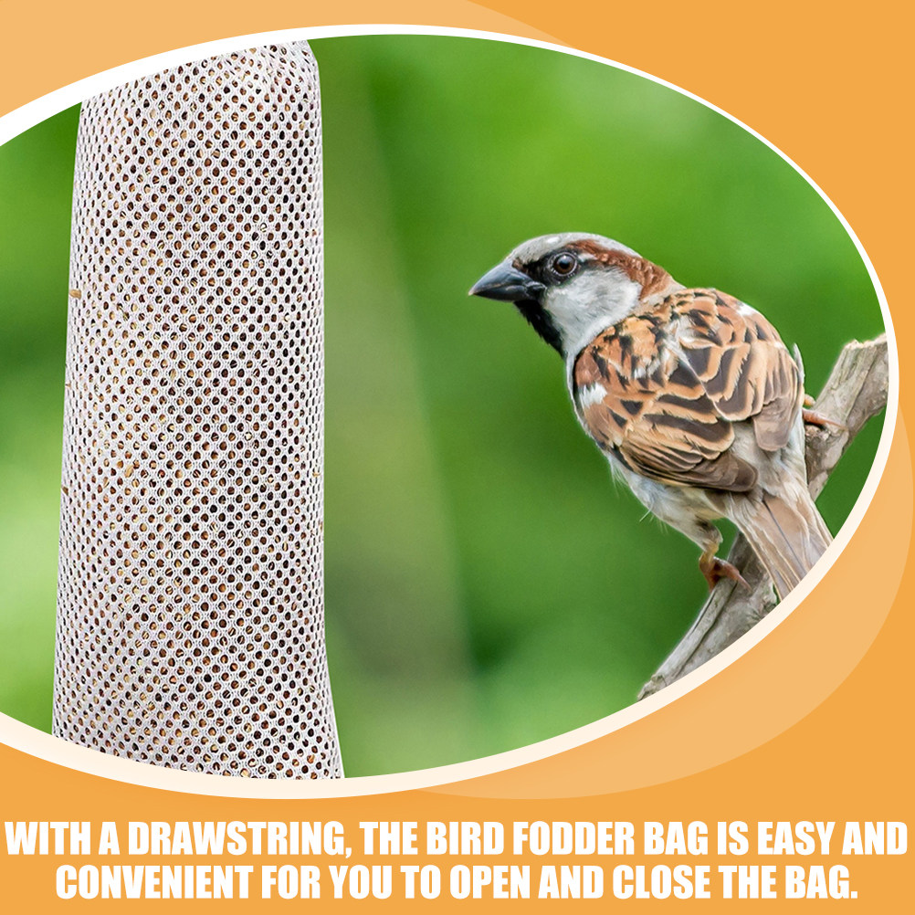 8Pcs Bird Feeder Socks Polyest - Mesh Feeder Bag 评论和价格
