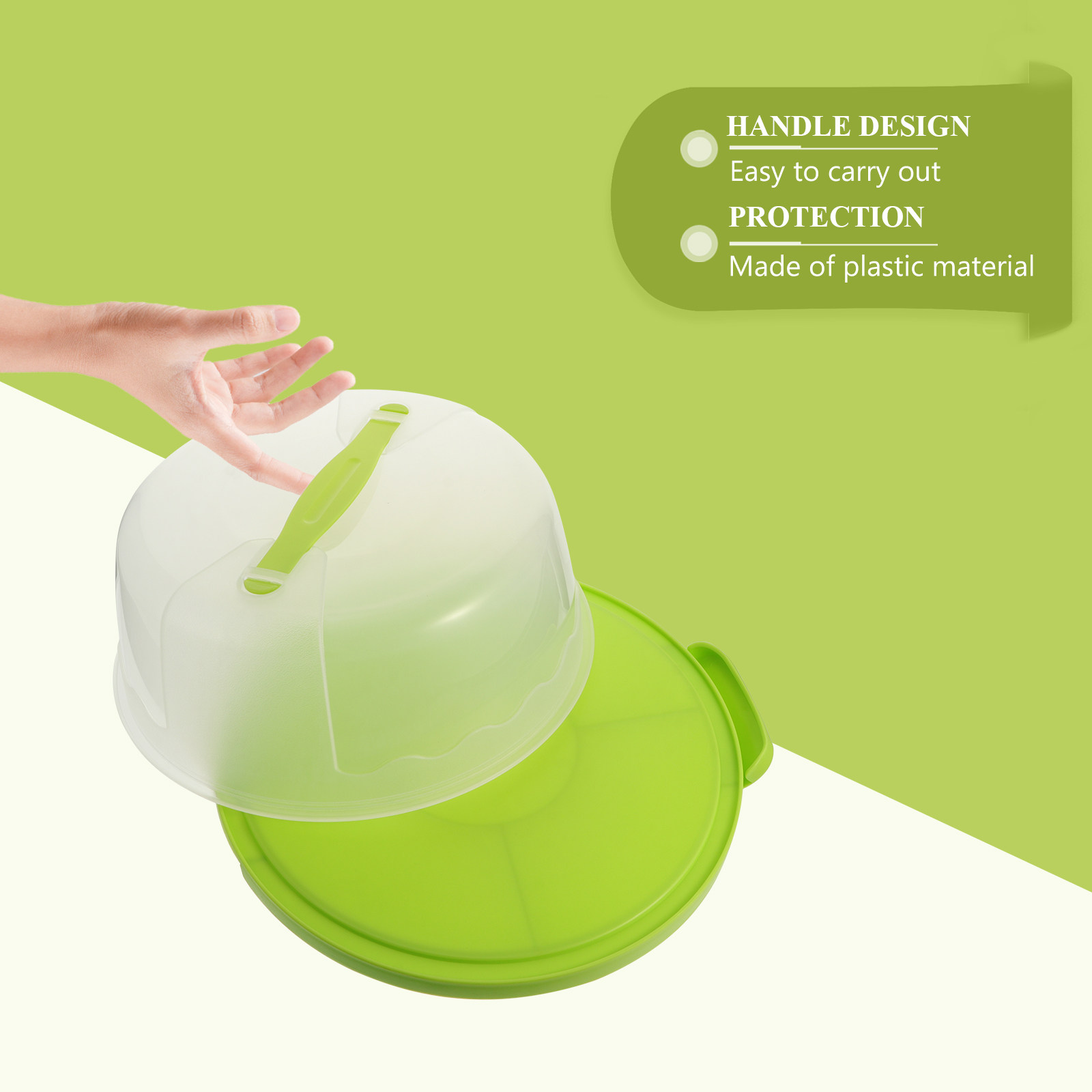 1Pcs 8 Inch Round Transparent  - Baby Food Grade 评论和价格