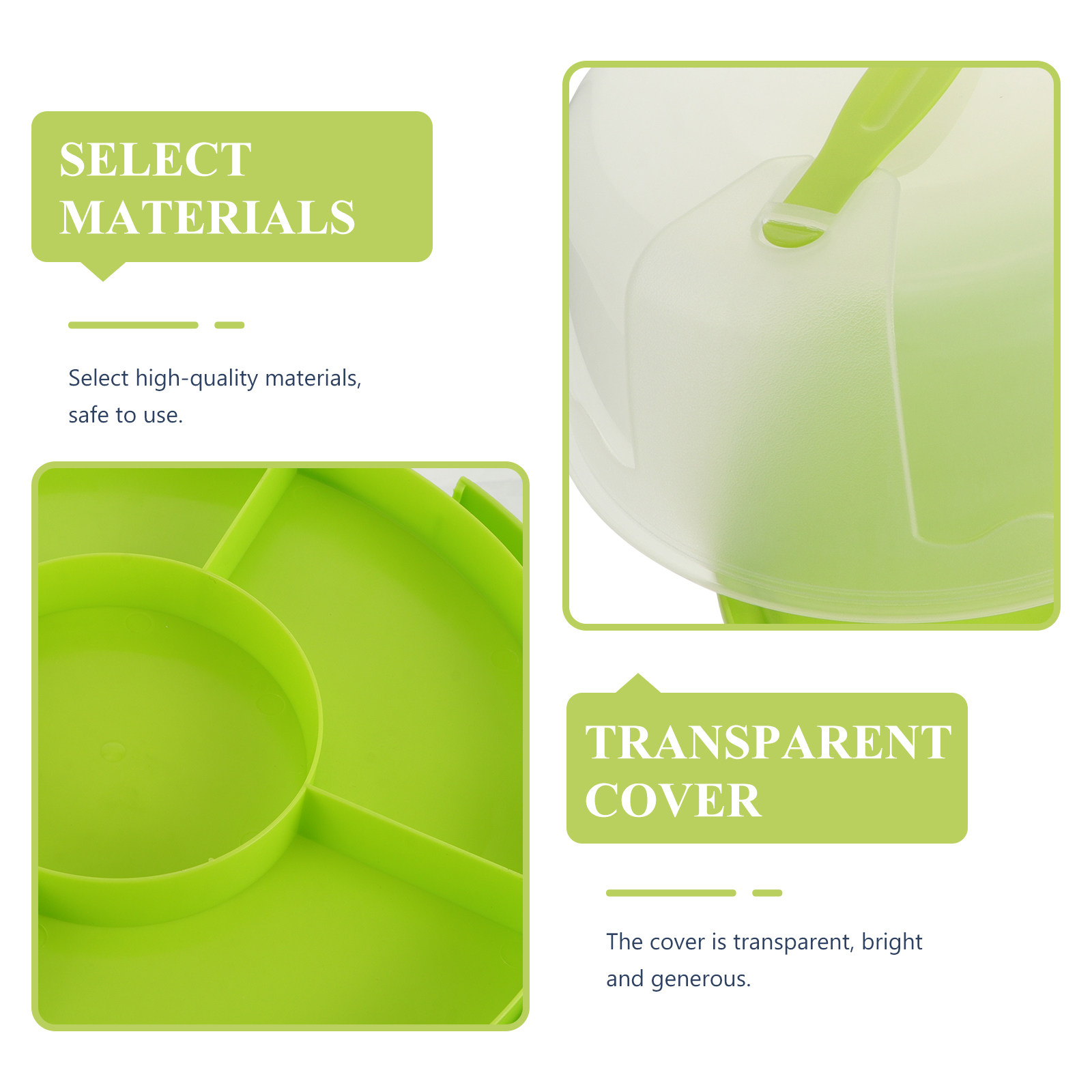 1Pcs 8 Inch Round Transparent  - Baby Food Grade 评论和价格