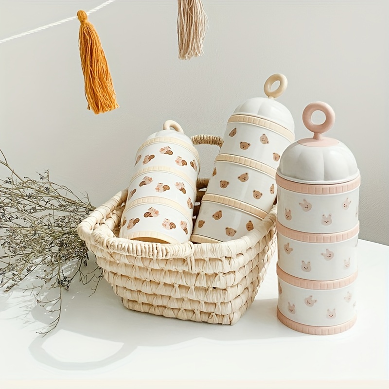 3 Layers Baby Milk Powder Disp - Baby Food Dispenser 评论和价格