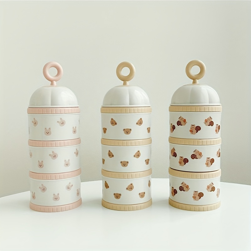 3 Layers Baby Milk Powder Disp - Baby Food Dispenser 评论和价格