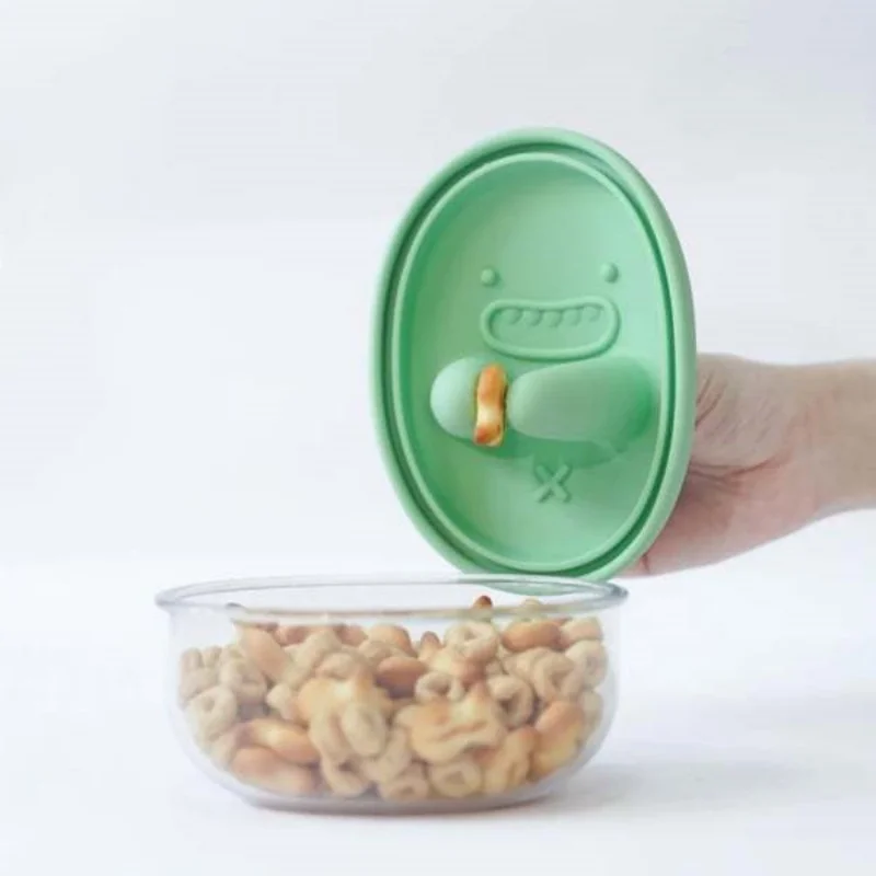 Keep Hands Clean Lunch Box Wit - Snack Container Travel 评论和价格