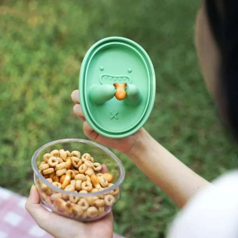 Keep Hands Clean Lunch Box Wit - Snack Container Travel 评论和价格