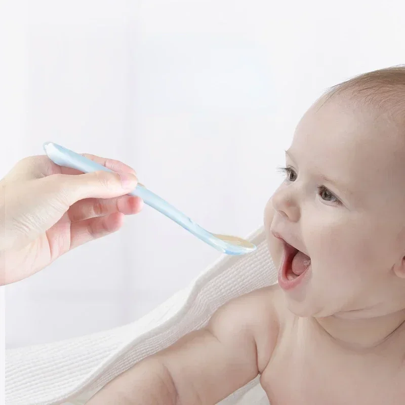 Soft Silicone Baby Spoon Toddl - Baby Food Utensils 评论和价格