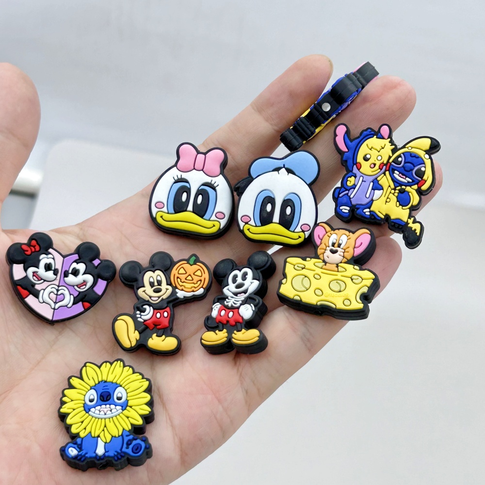 10PC DIY Cartoon Mini Silicone - Baby Food Grade 评论和价格