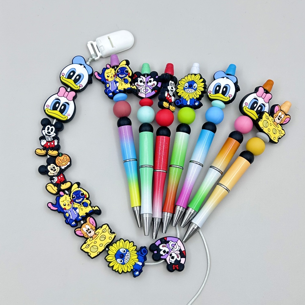 10PC DIY Cartoon Mini Silicone - Baby Food Grade 评论和价格