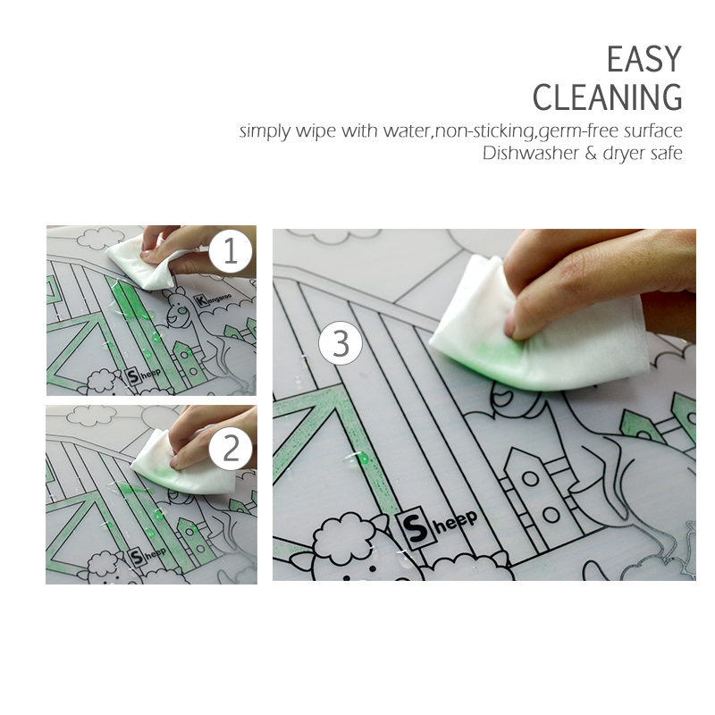 Silicone Baby Placemat 1pc Bab - Baby Food Utensils 评论和价格