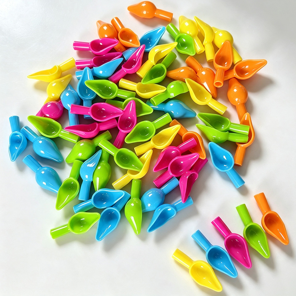 Mini Colorful Plastic Feeding  - Baby Food Utensils 评论和价格